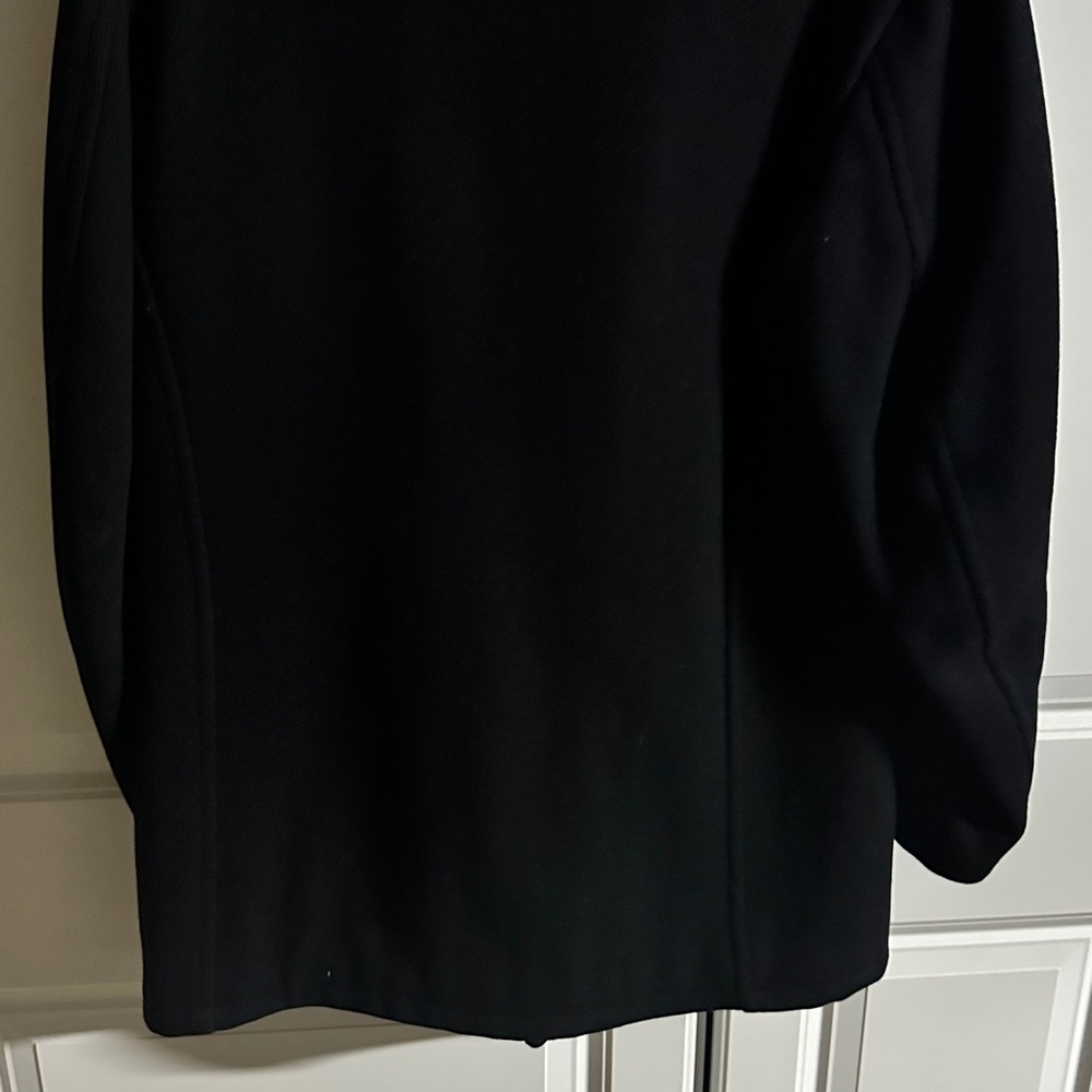 Elegant Black Wool Coat